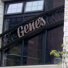 Genes Sausage Shop Signage